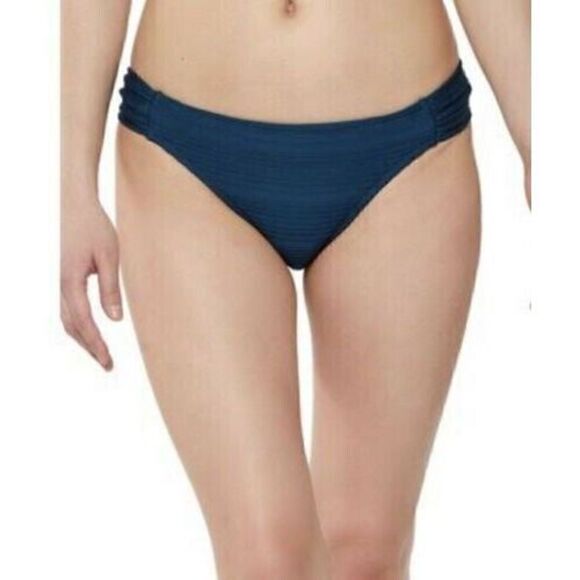 Jessica Simpson Mix & Match Solid Spring Bikini Hipster Navy Size XL - Picture 1 of 1